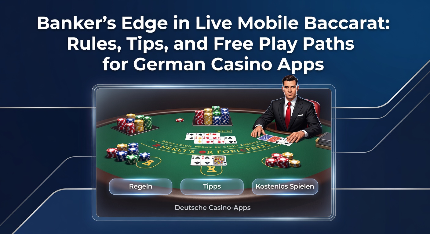 Live Mobile Baccarat-Tisch mit Fokus auf Banker-Wette in einer deutschen Casino-App