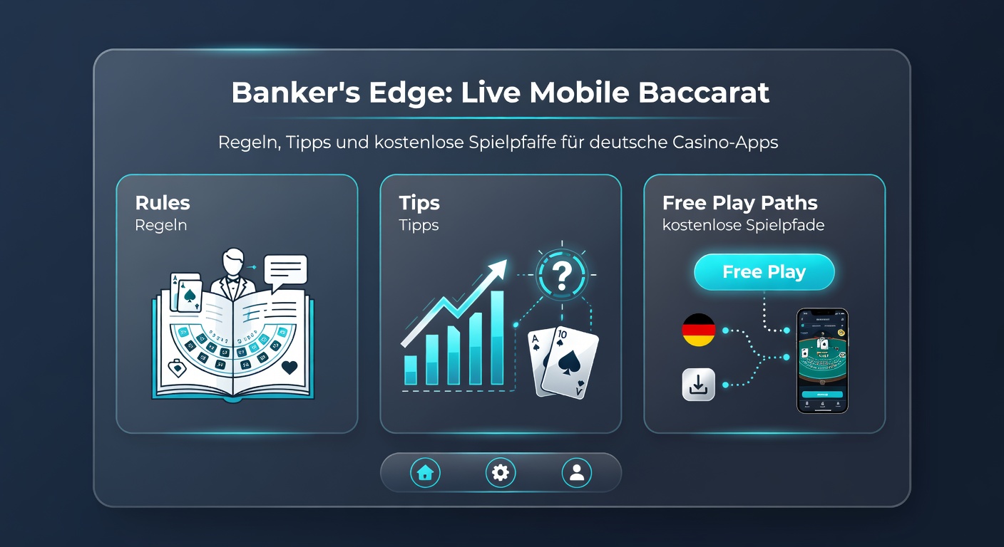 Smartphone mit Live Baccarat-App, Banker-Wette markiert und Statistik-Overlay
