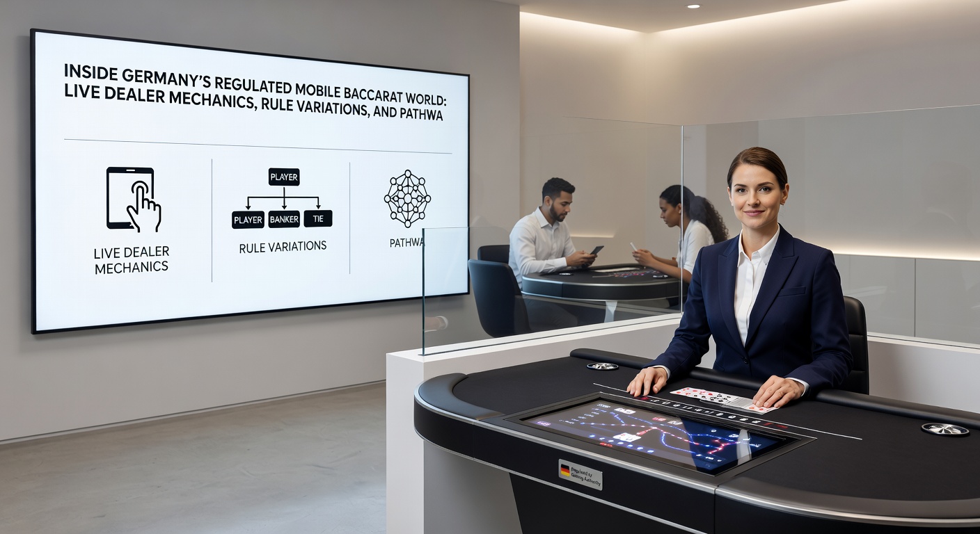 Übergang von Demo- zu Echtgeld-Tischen in einer deutschen Baccarat-Mobile-App mit Benutzeroberfläche
